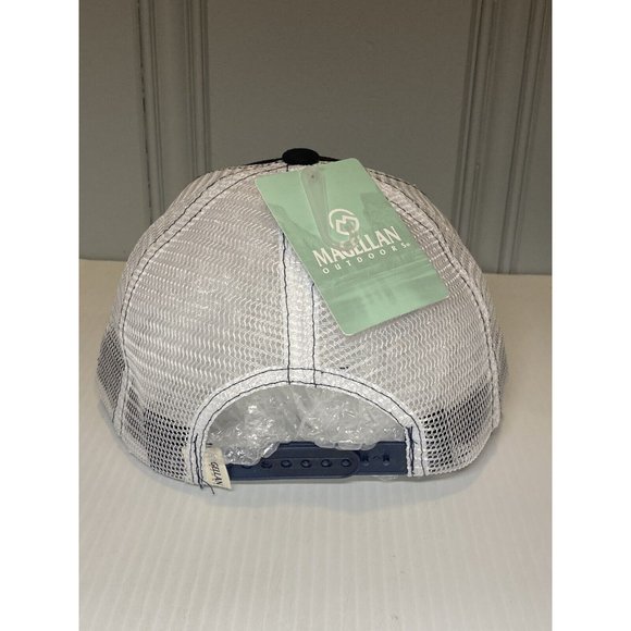 Magellan Marlin Fish USA American Flag Patch SnapBack Hat Cap Blue Fishing NWT - Picture 4 of 8